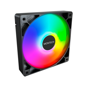 Montech GF120 PWM Carcasa del ordenador Módulo de ventilador 12 cm Negro 3 pieza(s)