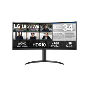 LG 34WR50QK-B pantalla para PC 86,4 cm 34 3440 x 1440 Pixeles Wide Quad HD Negro