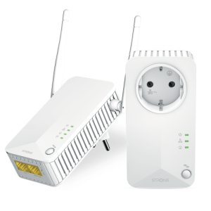 Strong Powerline Wi-Fi 600 Kit 600 Mbit s Ethernet Wifi Blanco - PLC