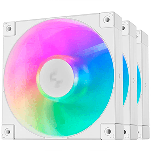 VENTILADOR 120X120 DEEPCOOL FD12 ARGB PACK 3 WHITE