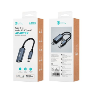 ADAPTADOR UNI JACK HEMBRA 35 A TIPO C MACHO