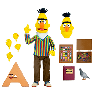 Figura articulada Sesame Street Blas de 18 cm