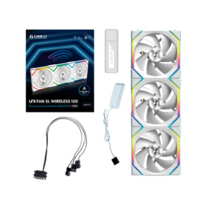 Lian Li UNI FAN SL Wireless 120 Carcasa del ordenador Ventilador 12 cm Blanco 3 pieza(s)