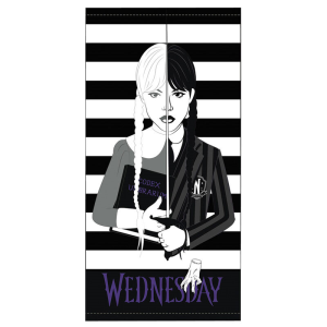 Toalla Miercoles Wednesday microfibra en GAME.es