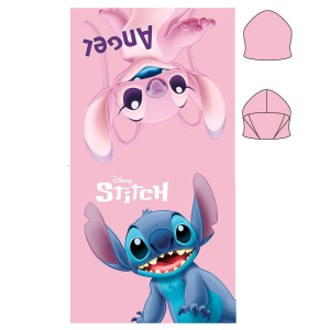Poncho toalla Stitch Disney microfibra