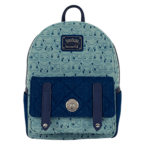 Mochila Denim Pokemon Loungefly 29cm