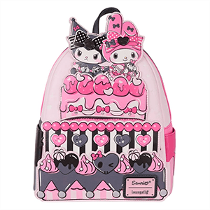 Mochila My Melody and Kuromi Sanrio Loungefly 26cm