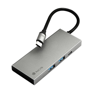 NGS WONDER DOCK4 PRO Alámbrico USB 3.2 Gen 1 (3.1 Gen 1) Type-C Aluminio
