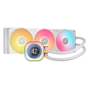 Corsair iCUE LINK TITAN 360 RX LCD Procesador Sistema de refrigeración líquida todo en uno 12 cm Blanco 1 pieza(s)