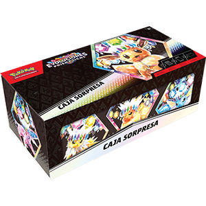 Caja Sorpresa Pokemon Escarlata y Púrpura Evoluciones Prismáticas (Castellano) para Merchandising en GAME.es