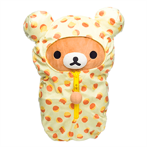 PELUCHE RILAKKUMA SACO DORMIR 38CM
