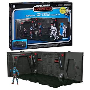 Playset Moff Gideons Imperial Light Cruiser Hallway figura Mandalorian Privateer Star Wars 9,5cm Playset Moff Gideons Imperial Light Cruiser Hallway figura Mandalorian Privateer Star Wars 9,5cm