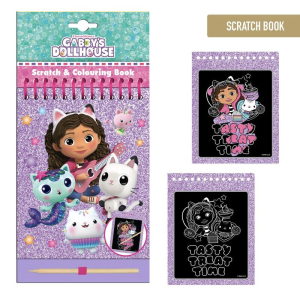 Set papeleria scratch La Casa de MuI±ecas de Gabby
