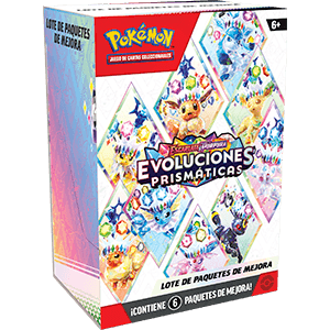 Pack de cartas Booster Bundle Pokemon Escarlata y Púrpura Evoluciones Prismáticas (Castellano)