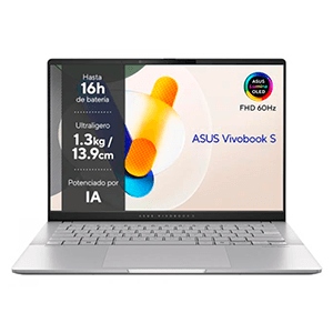 ASUS Vivobook S 14 OLED OLED M5406NA-QD082W - Ordenador Portátil 14" WUXGA (AMD Ryzen 5 7535HS, 16GB RAM, 512GB SSD, Radeon 660