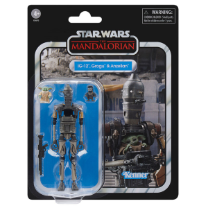 Star Wars The Vintage Collection IG-12, Grogu & Anzellan