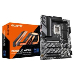 GIGABYTE Placa base Z890 UD WIFI6E - Compatible con CPUs Intel Core Ultra (Serie 2), VRM de 12+1+2 fases, hasta 8800MHz DDR5 (O