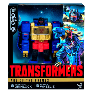 Figura G2 Universe Grimlock Autobot Wheelie Age of the Primes Transformers 19cm Figura G2 Universe Grimlock Autobot Wheelie Age of the Primes Transformers 19cm