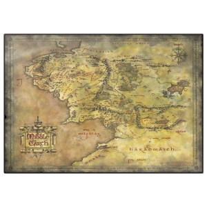 Vade tapete escritorio Mapa El SeI±or de los Anillos