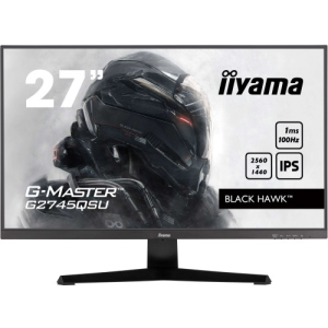 iiyama G-MASTER G2745QSU-B2 pantalla para PC 68,6 cm 27 2560 x 1440 Pixeles Wide Quad HD LED Negro