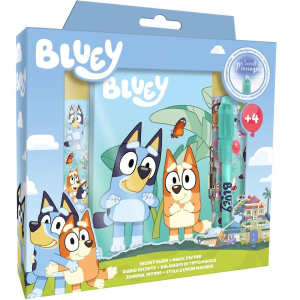 Diario Boligrafo magico Bluey