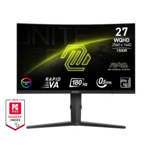 MSI MONITOR MAG 275CQRF QD E2 27 CURVO 1500R 2560X1440 180HZ NEGRO en GAME.es