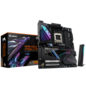 GIGABYTE X870E AORUS XTREME AI TOP,AMD,AM5,X870E,4DDR5,256GB,2USB4+HDMI,4SATA3+2M.2,2LAN10GB+WIFI7+BT5.3,10USB3.2,E-ATX