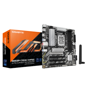 GIGABYTE B860M DS3H WIFI6E Placa base - CPUs Intel Core Ultra, VRM de 5+1+2+1 fases, hasta 9066MHz DDR5, 1xPCIe 5.0 + 1xPCIe 4.0