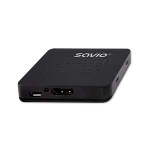SPLITTER 1X2 HDMI 4K 3D SAVIO CL-93 NEGRO SPLITTER 1X2 HDMI 4K 3D SAVIO CL-93 NEGRO