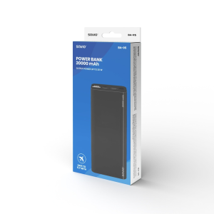 POWERBANK 20000 MAH SAVIO BA-05 NEGRO POWERBANK 20000 MAH SAVIO BA-05 NEGRO