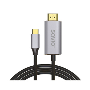 CABLE USBC HDMI 20 4K 2M SAVIO CL-171 CABLE USBC HDMI 20 4K 2M SAVIO CL-171