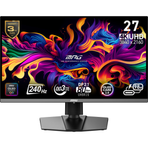 MSI MPG 272URX QD-OLED pantalla para PC 67,3 cm 265 3840 x 2160 Pixeles 4K Ultra HD Negro
