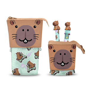 Portatodo Capibara Boligrafo 10 colores boligrafo borrable Oh My Pop!