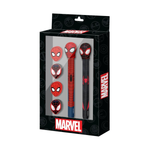 Blister Boligrafo Lapiz 4 gomas Spiderman Marvel
