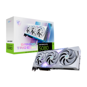 MSI GAMING GEFORCE RTX 5080 16G TRIO OC WHITE tarjeta gráfica NVIDIA 16 GB GDDR7 para PC GAMING en GAME.es