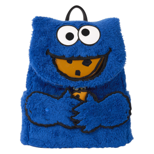 Mochila peluche monedero Cookie Monster Barrio Sesamo Loungefly Mochila peluche monedero Cookie Monster Barrio Sesamo Loungefly