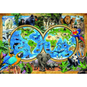 Puzzle super El maravilloso Mundo Animal 300pzs Puzzle super El maravilloso Mundo Animal 300pzs