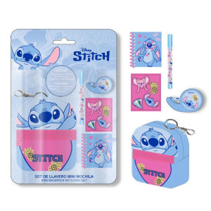 Set papaleria Mini Mochila Stitch Disney Set papaleria Mini Mochila Stitch Disney