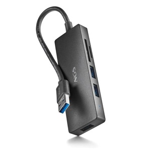 NGS IHUB READER USB 3.2 Gen 1 (3.1 Gen 1) Type-A 5000 Mbit/s Negro