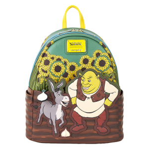 Mochila Vibraciones Primaverales Shrek Loungefly 26cm Mochila Vibraciones Primaverales Shrek Loungefly 26cm