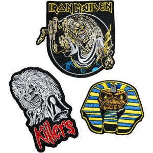 Set 3 parches Iron Maiden Set 3 parches Iron Maiden