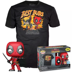 Set figura POP Tee Marvel Deadpool Wolverine S