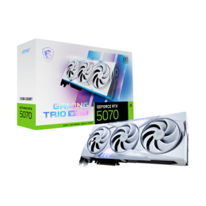 MSI Gaming GeForce RTX 5070 Trio OC White 12GB GDDR7 - Tarjeta Grafica Gaming MSI Gaming GeForce RTX 5070 Trio OC White 12GB GDDR7 - Tarjeta Grafica Gaming