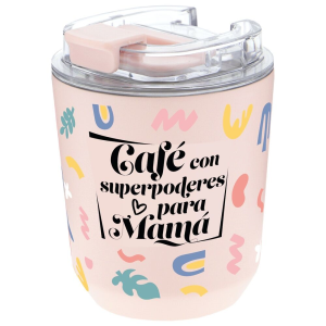 Vaso termico Cafe Con Superpoderes Para Mama 280ml Vaso termico Cafe Con Superpoderes Para Mama 280ml