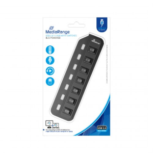 HUB MEDIARANGE USB 20 7XUSB 20 en GAME.es