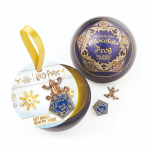 Pin Rana de Chocolate Bola de Navidad Harry Potter