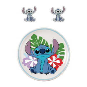 Pendientes plato bisuteria Stitch Disney