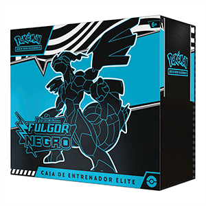 Caja de Entrenador Élite Pokemon Escarlata y Púrpura: Fulgor Negro y Llama Blanca