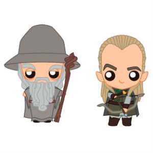 Set 2 figuras Pokis Gandalf Legolas El SeI±or de los Anillos en GAME.es