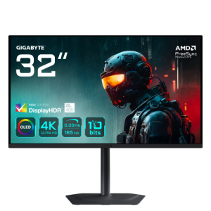 GIGABYTE MO32U 31,5 Monitor Gaming OLED 4K UHD 3840 x 2160 165Hz 003ms 250 cd m² Display HDR True Black 400 HDMI 21 D